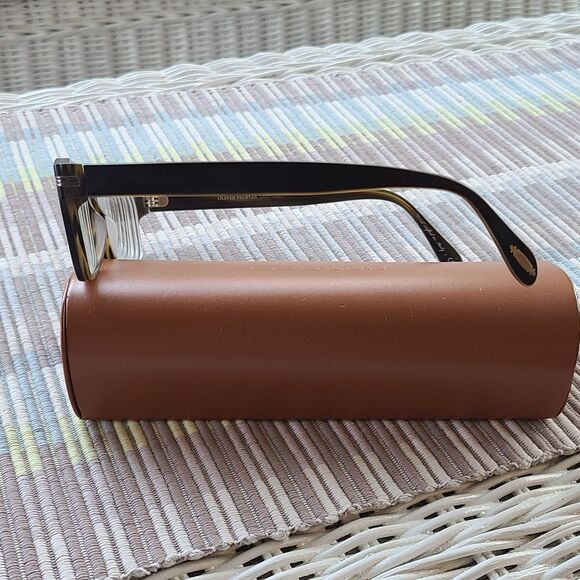 Oliver Peoples Jo Jo OV5173 1282 Unisex Eyeglasses - Matte Black - Made In Italy - Picture 8 of 10